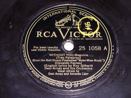 Desi Arnaz Cuban Pete Without You 78 Rpm Phonograph Record - £14.94 GBP