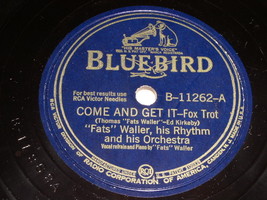 Fats Waller Come And Get It Chant Of The Groove 78 Rpm Phonograph Record - £19.97 GBP