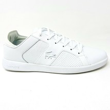 Lacoste Novas 120 3 SMA Leather White Mens Casual Lifestyle Sneakers - $79.95