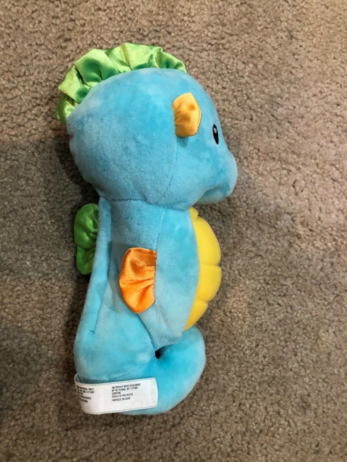 Fisher Price Ocean Wonders Soothe and Glow Seahorse Blue Infant Crib Soother  - $12.19