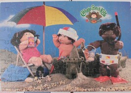 Vintage 1984 Cabbage Patch Kids 100 Piece Puzzle Day At The Beach Milton... - $74.05 MXN