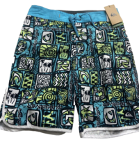 Quiksilver Youth Boardshorts Everyday Scallop Size 30 Surf Art New - $24.73