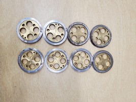 Brass and Steel Model Train Wheels 1 3/4&quot; Bundle of Eight (8) - $37.83