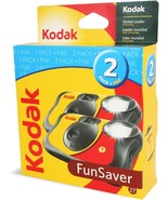 Kodak Funsaver One-Time-Use Film Camera, 2-Pack. - £34.73 GBP