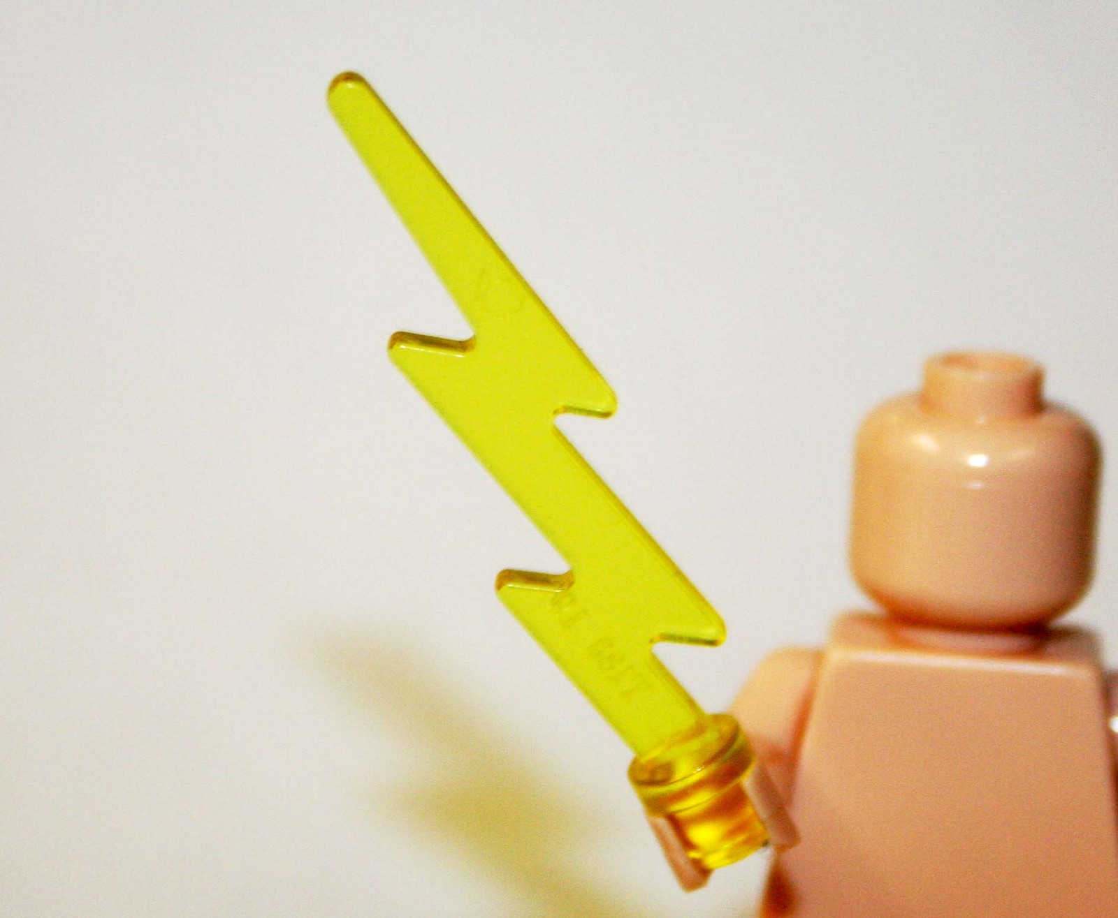 MZ Clear Yellow Lightning Weapon Piece Action Minifigures - $2.05