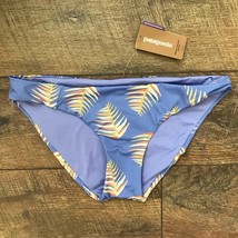 Patagonia Sunamee Palms of My Heart Light Violet Blue Bikini Bottoms Sma... - $34.99