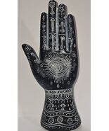 Spellbound Palmistry Hand Halloween Table Decor, 10&quot; Black - $654.44 MXN