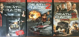 DEATH RACE 1-2-3: Jason Statham- Luke Goss- Sran Bean- Tyrese Gibson- NEW 3 DVD - £23.35 GBP