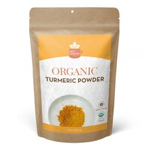 Organic Turmeric Powder (8 OZ) Turmeric Curcumin Powder for Seasoning - £6.97 GBP