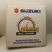 2008 Suzuki Home of the Champions Motorcycle Dealer Sale Information Ring Binder - £26.61 GBP