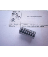 645-1307/8 Teilbar PCB Terminal 645 7-Position 3.5mm Pitch Gray Push Wire - $4.04 CAD