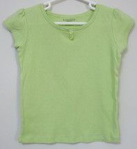 Girls Sonoma Lime Green Short Sleeve Top Size 5 - £3.12 GBP