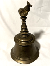 Brass Nandi Puja Ritual Bell Southeast Asia Heavy Loud - £51.43 GBP