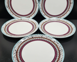 5 Ikea Driftig Dinner Plates Set Color Geometric Art Serving Dishes Port... - $56.30