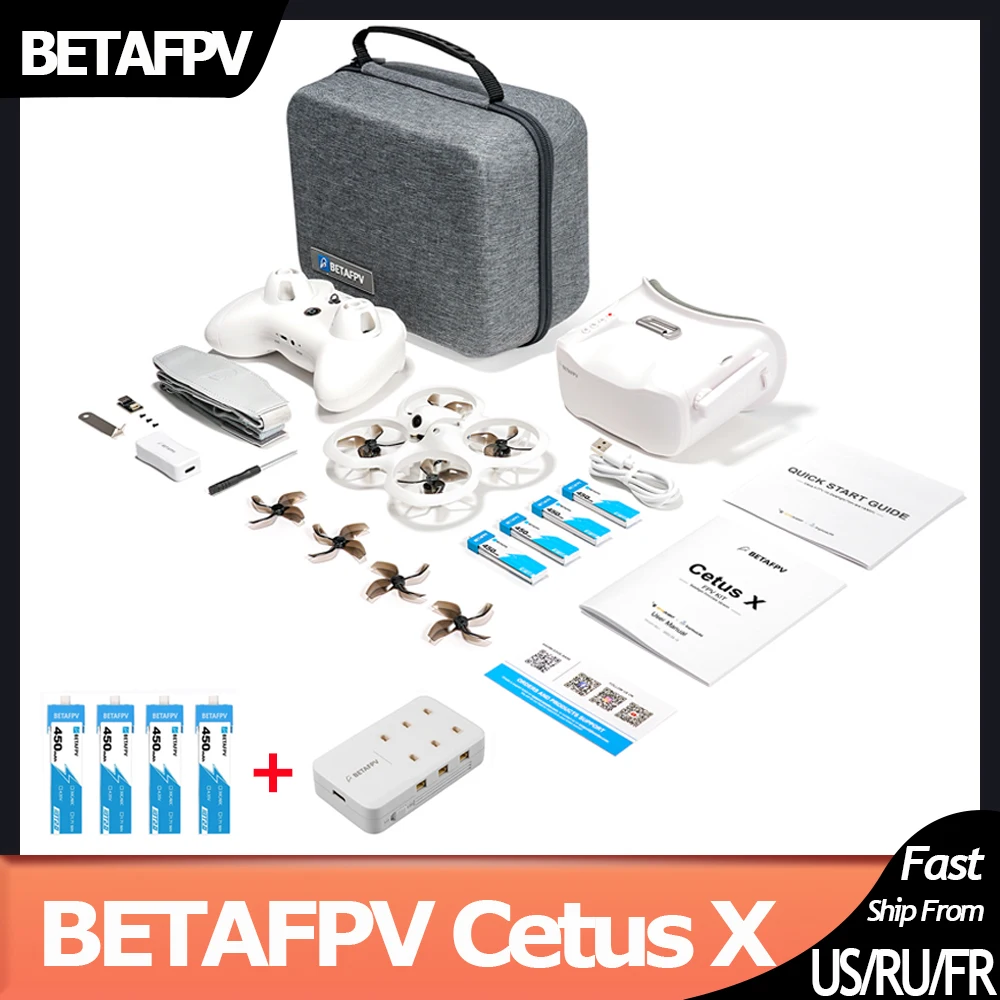 Betafpv Cetus X Fpv Racing Drone Brushless Rc Quadcopter BNF/ Rtf Lite Radio 3 - £176.20 GBP+