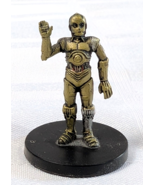 C-3P0 REBEL 6 STAR WARS 2/60 MINIATURE 2004 GAME ACTION FIGURE DROID TOY... - $23.19 CAD