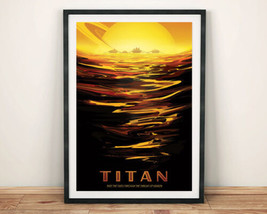 NASA Poster: Titan Moon Travel Press, JPL Visions Di The Future-
show origina... - £4.37 GBP+