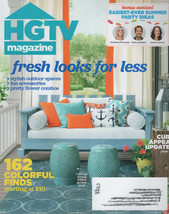 HGTV Magazine DIY July/August 2015 Fresh Looks for Less - £1.95 GBP