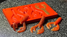 Large Detailed Open Pour Craw Creature Bait Mold (4 Cavities) Lure - $19.84