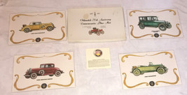 1897-1972 Oldsmobile 75th Anniversary Commemorative Reversible Place Mats 4 - $68.59