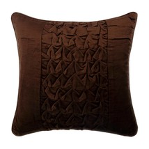 Brown Throw Pillow Covers 16&quot;x16&quot; Velvet, Brown Knots - £31.75 GBP+