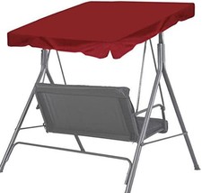 BenefitUSA Canopy ONLY Patio Outdoor 73&quot;x52&quot; Swing Canopy Replacement Po... - £34.36 GBP
