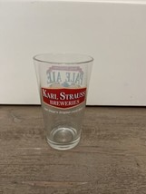 Early Teal Text Karl Strauss Brewing Company Beer Pint Glass San Diego’s... - £19.97 GBP