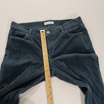 Ann Taylor Loft Women's Greenish Blue Modern Skinny Corduroy Pants Sz 10 (32×27) image 5