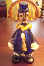 MURANO ART ITALY CLOWN MULTICOLOR DECANTER FIGURINE PICK ONE  - £43.48 GBP+