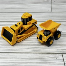 Toy State Caterpillar CAT Dump Truck and Generic CAT Bulldozer Toys Mini - £10.61 GBP