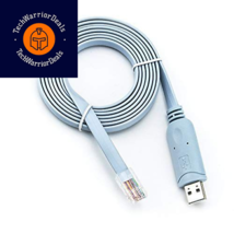 Routers Wholesale - Ftdi Usb Console Cable To RJ45 6 Feet, Light Blue - £18.65 GBP