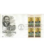 1979 FDC ~ Martin Luther King Jr ~ 15¢ ~ Plate Block - £3.99 GBP