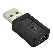 USB 2.0 Type A Male to Mini B 5-pin Female Adapter Converter Connector - £10.38 GBP