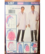 Butterick 5287 Sewing Pattern, Doctor&#39;s Jacket, Nurses Scrubs, Lab Coat,... - £14.31 GBP