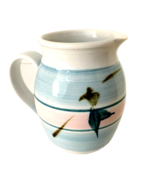 Georgetown Pottery Maine Handmade Porcelain Pitcher Blue &amp; White 5&quot;H  18... - £10.20 GBP