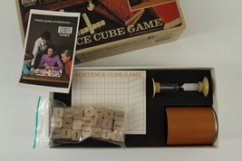 Vintage Toy Board SENTENCE CUBE Game SCRABBLE 1948 Selchow &amp; Richter No 98 - £11.28 GBP