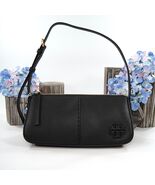 Tory Burch Black Leather McGraw Wedge Shoulder Bag NWT $350 - €250,15 EUR