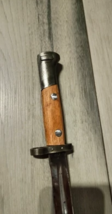 Authentic Bayonet World War 2 European with Signature - $130.00