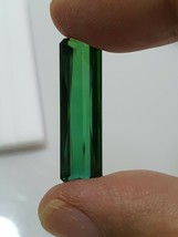 14.27 ct Natural Tourmaline vivid bluish green loose stone no heat from Brazil - £3,605.82 GBP