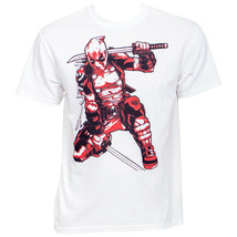 Marvel Deadpool Print Translation T-Shirt White - £27.55 GBP