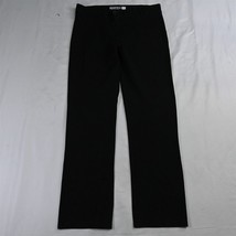 Betabrand Large Black Ponte Pull On W0076 Straight Dress Pant Yoga Womens Pants - £23.97 GBP