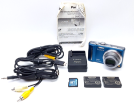Panasonic Lumix DMC-ZS7 12.1 MP Blue Digital Camera 12x Optical Image Stabilizer - $84.01