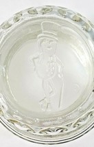 1984 Planters Mr. Peanut Glass Jar w Lid Diamond Pattern Canister 7.75” Vintage - £8.01 GBP