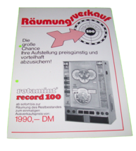 Rotomint Record 100 Vintage Slot Machine Promo Flyer Original NSM Germany - £23.92 GBP
