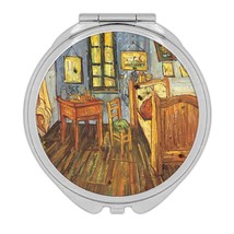Bedroom in Arles Vincent Van Gogh : Gift Compact Mirror Famous Oil Painting Art  - £10.38 GBP