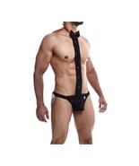 Male Basics Tuxedo Lace Jockstrap Black - $24.00