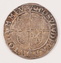 ND (1587-89) England Elizabeth I Shilling Silver Coin S-2577 Crescent Mi... - $173.24