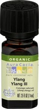 NEW Aura Cacia Oil Essential Ylang Organic 0.25 Fl Oz Packaging May Vary - £11.48 GBP