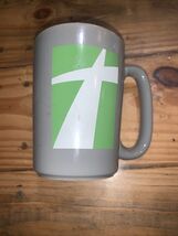 Cross Green And Gray Large Ceramic Mug - $9.89