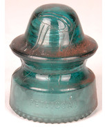 Blue-PETTICOAT Insulator-H.G. Co-Patent May 2 1893-Telegraph-Telephone-A... - €24,35 EUR